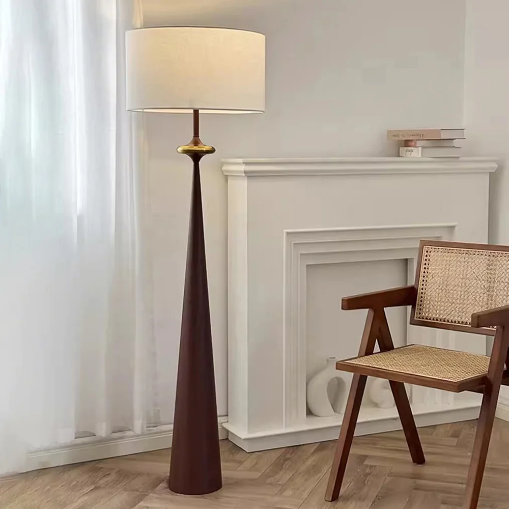 Japanese Simple Fabric Standing Lamp - Image 2