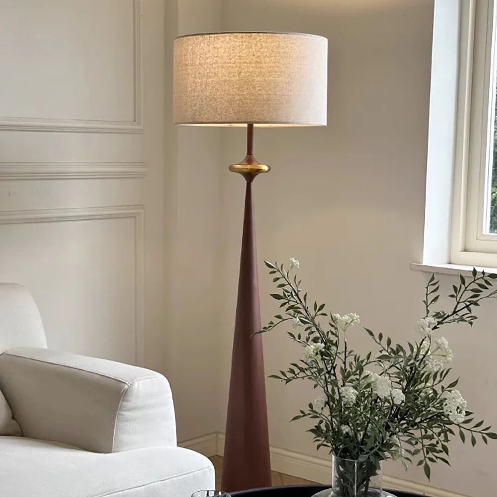 Japanese Simple Fabric Standing Lamp - Image 3