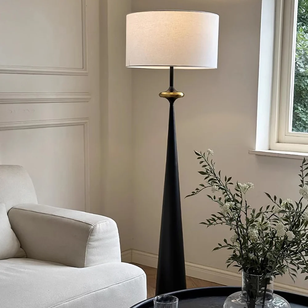 Japanese Simple Fabric Standing Lamp - Image 6