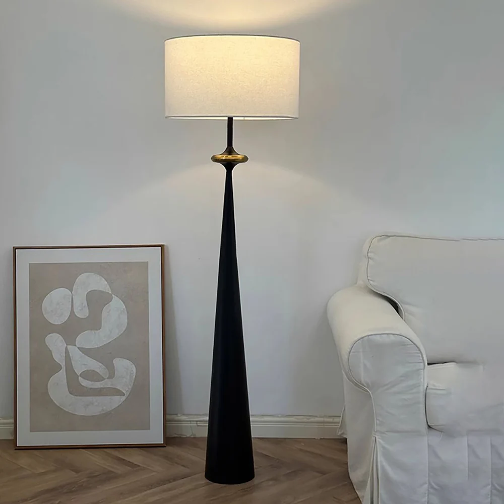 Japanese Simple Fabric Standing Lamp - Image 8