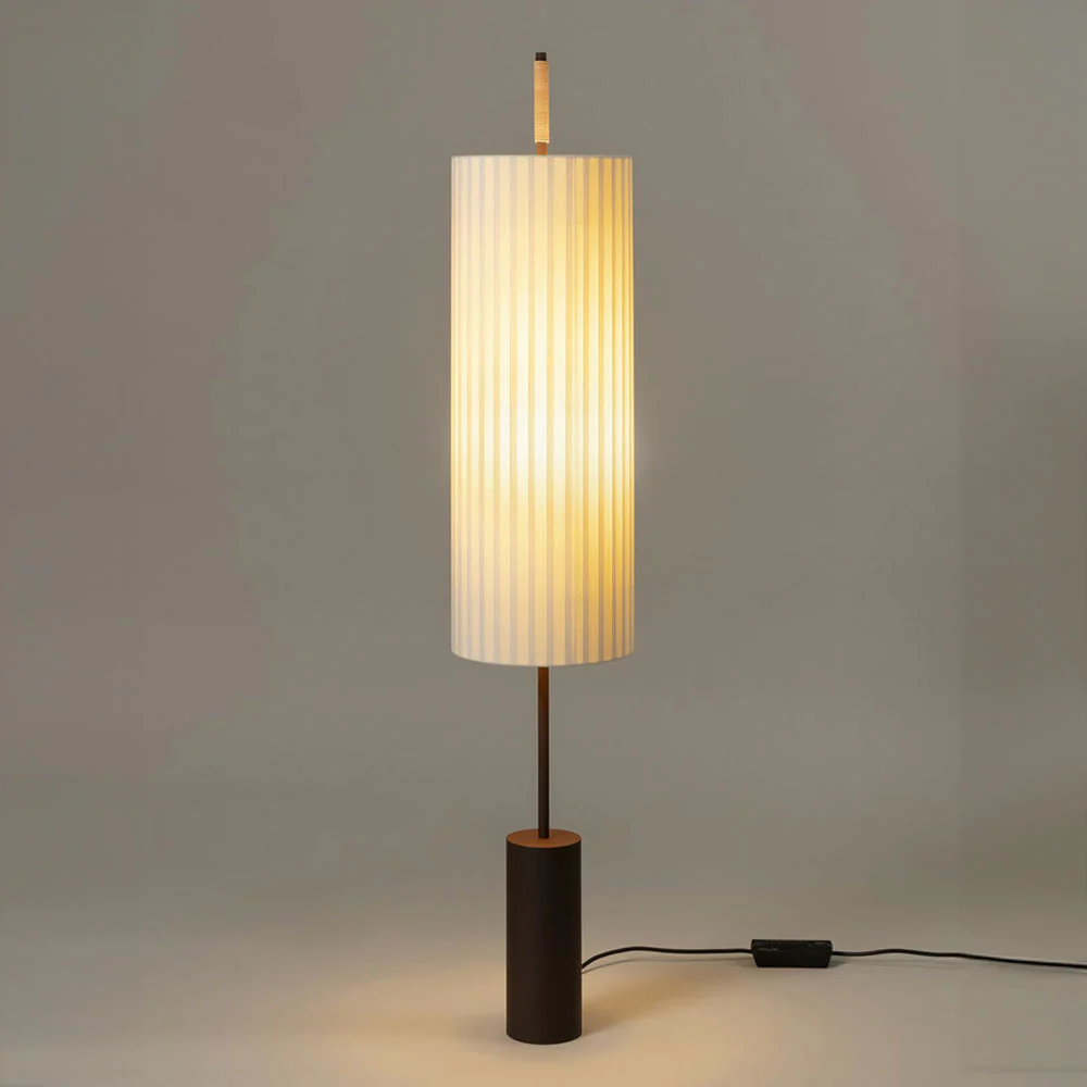Japanese Style Fabric Dorica Floor Lamp - Image 4