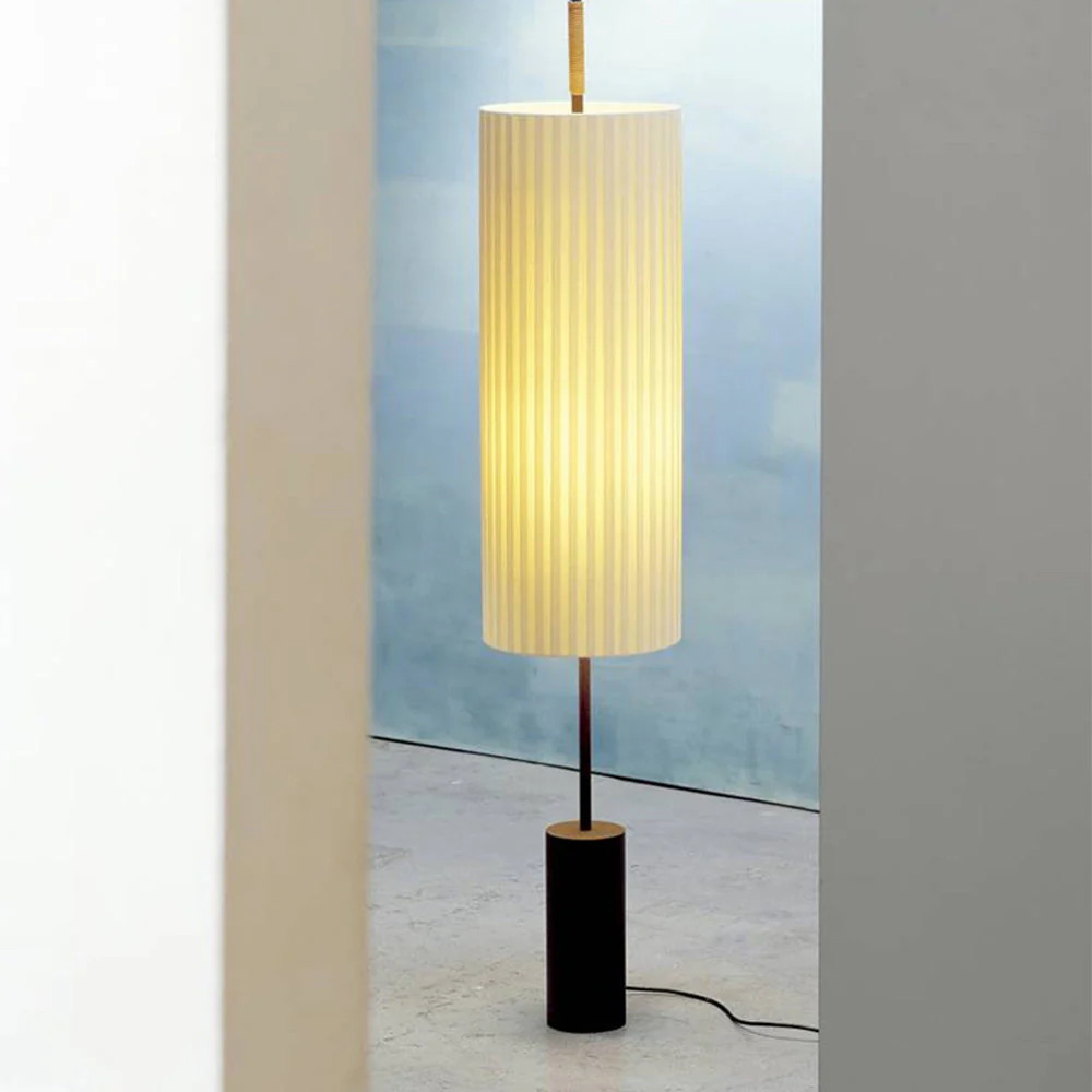 Japanese Style Fabric Dorica Floor Lamp - Image 8