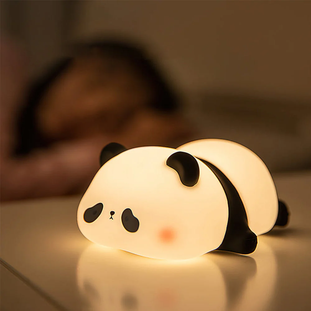 Panda Led Silicone Bedroom Night Light Table Lamp - Image 13