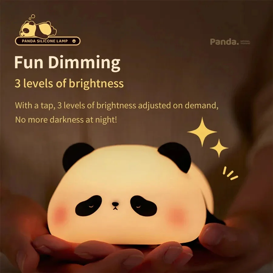Panda Led Silicone Bedroom Night Light Table Lamp - Image 7