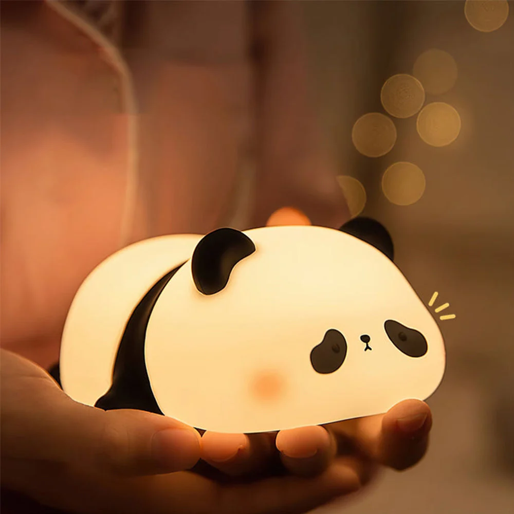 Panda Led Silicone Bedroom Night Light Table Lamp - Image 9