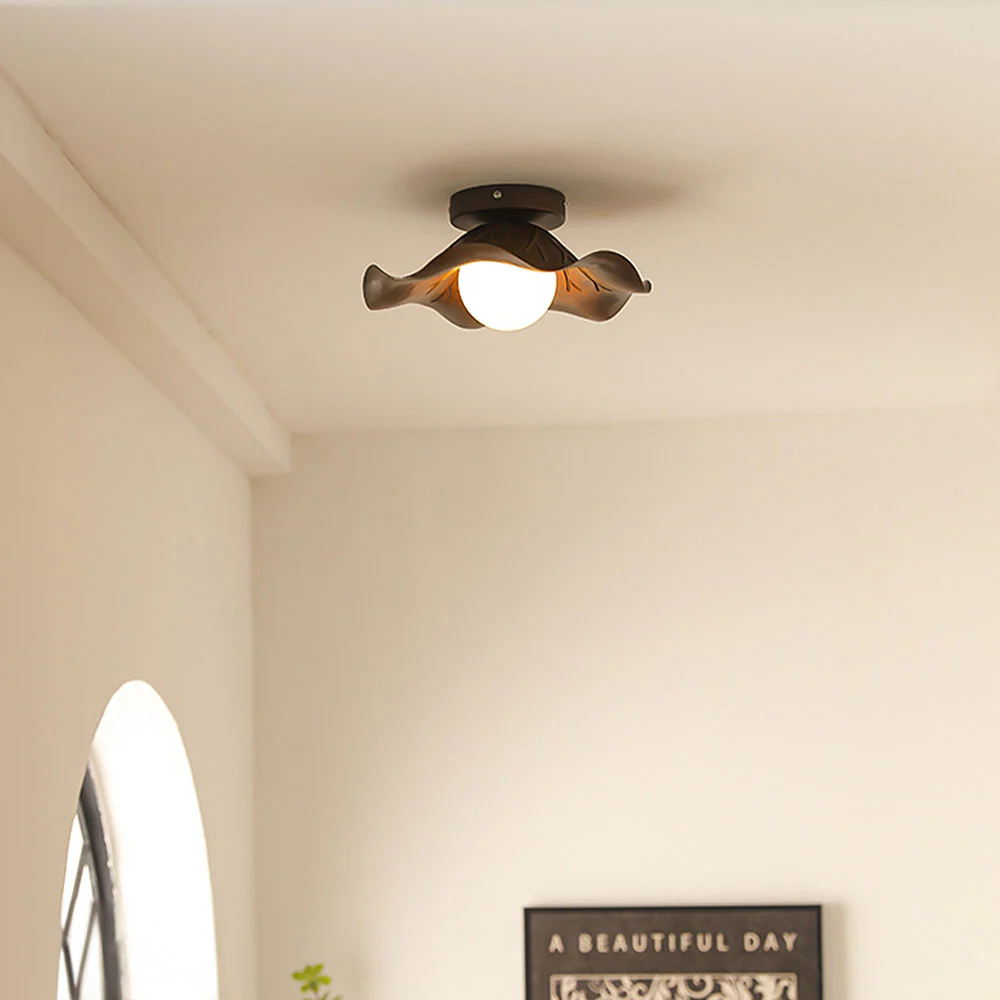 Iron Art Living Room Brown Ceiling Light - Image 15