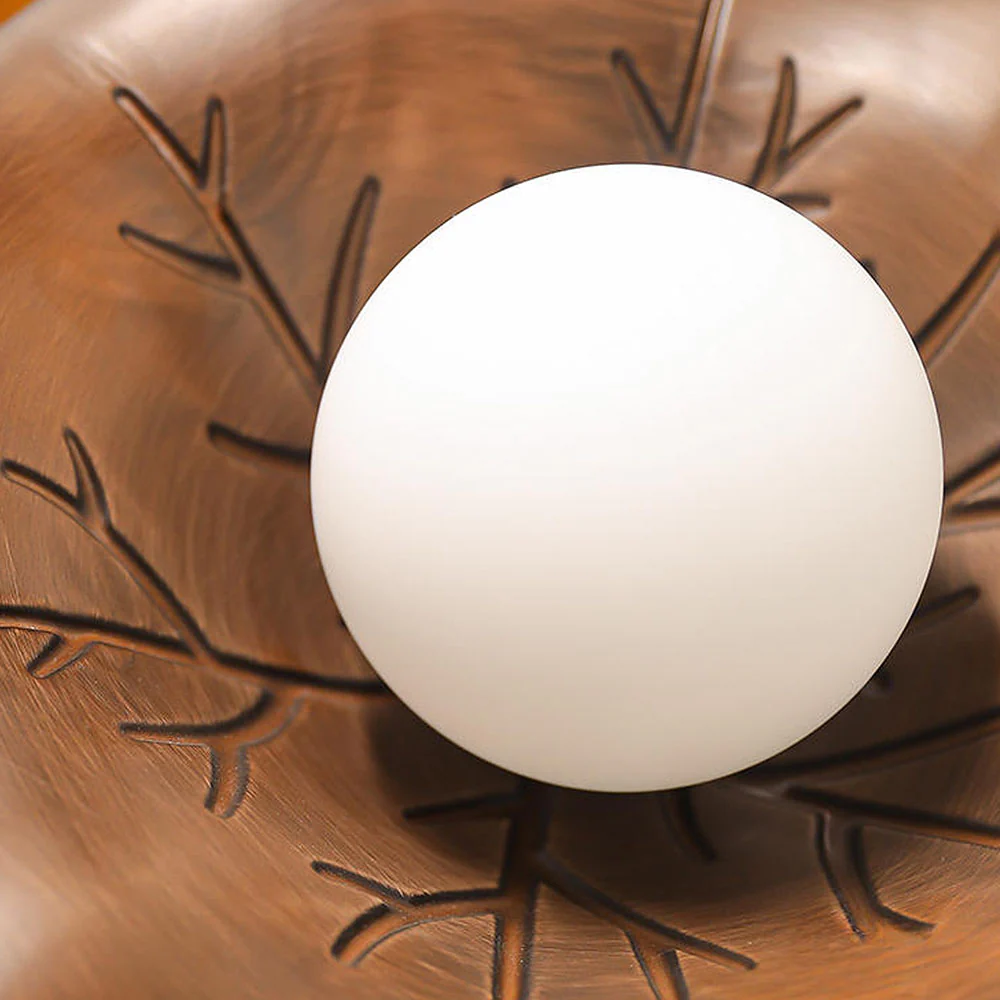 Iron Art Living Room Brown Ceiling Light - Image 18
