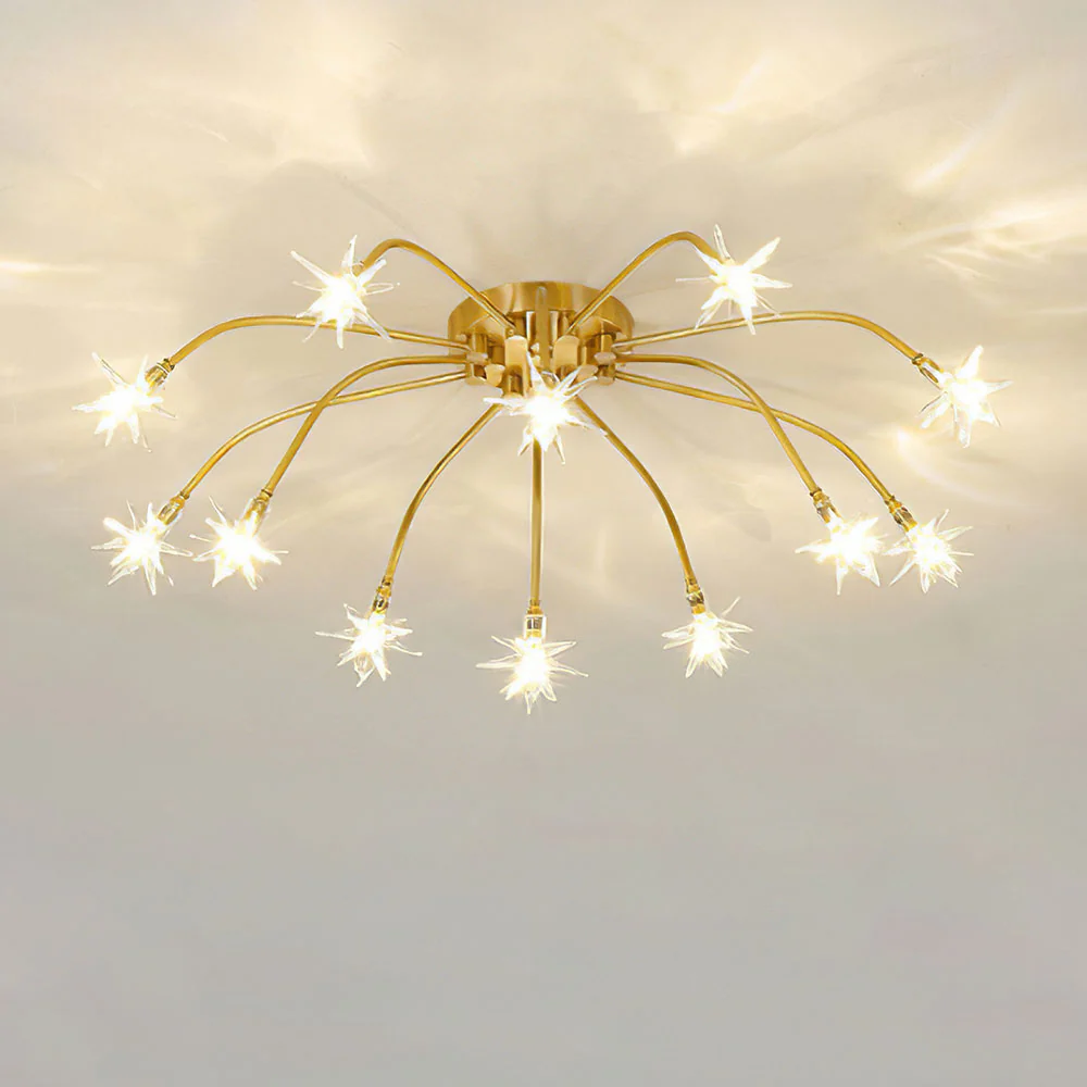 Luxury Star Glass Bedroom Ceiling Light - Image 27