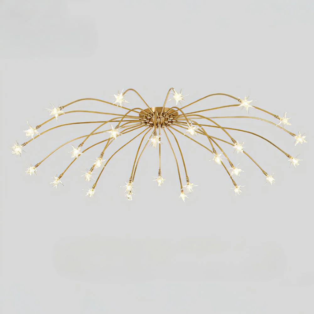 Luxury Star Glass Bedroom Ceiling Light - Image 28