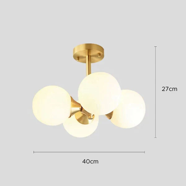 LED Glass Ball Ceiling Lamp - Image 5