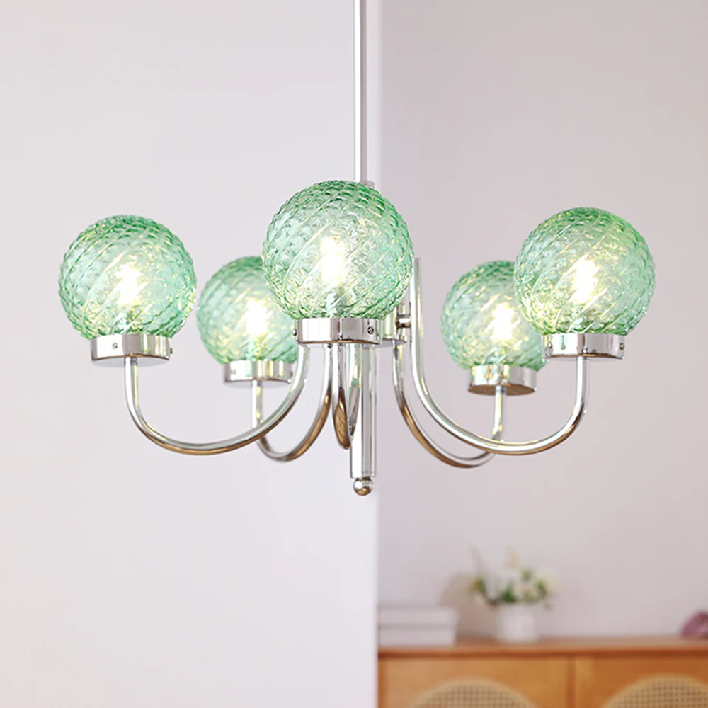 Light Luxury Glass Ball Bedroom Chandeliers - Image 16