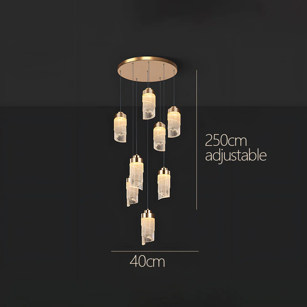 Luxurious Contemporary Acrylic Living Room LED Pendant Lights - Image 10