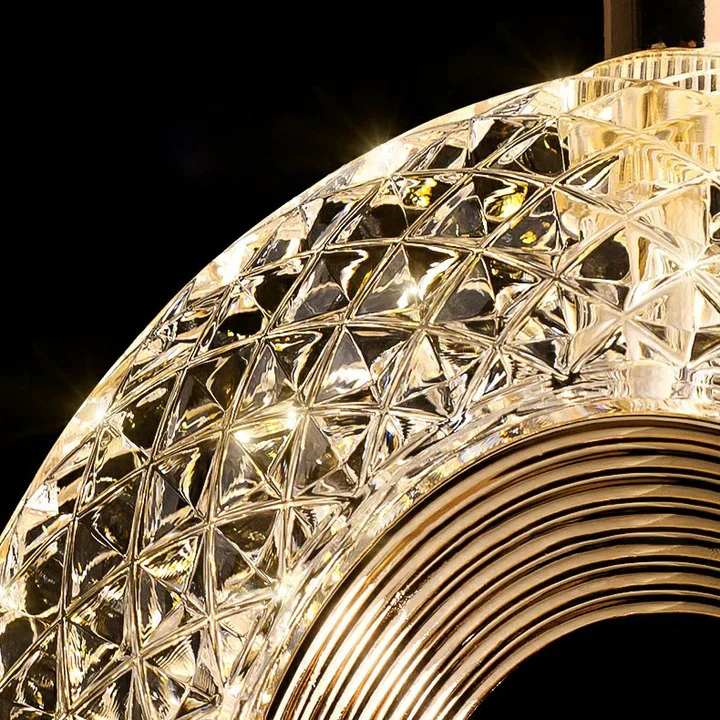 Luxury Acrylic Loop LED Wall Light - Image 9