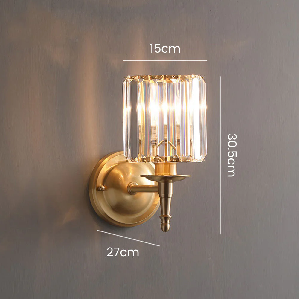Luxury Clear Crystal Small Wall Lamp - Image 11