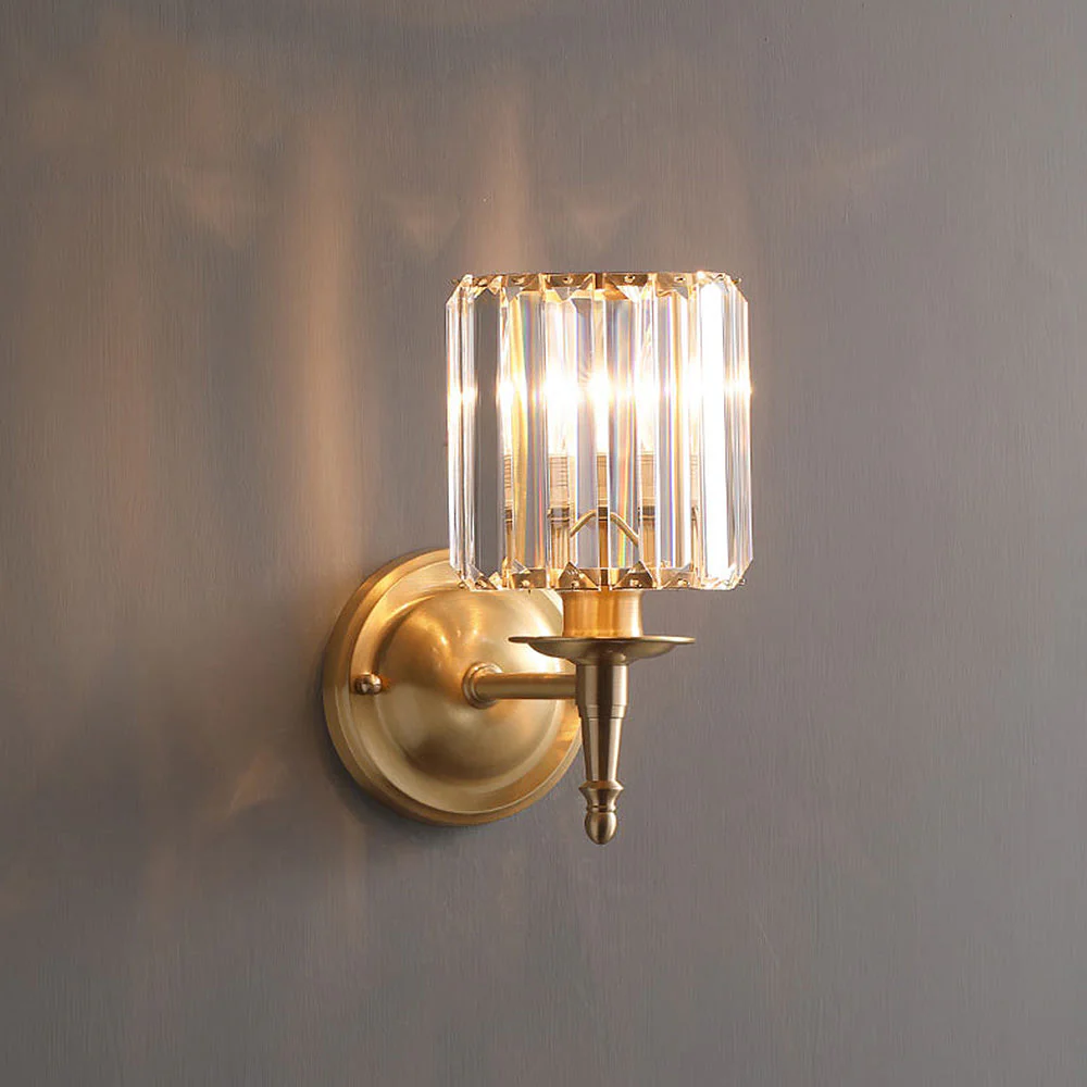Luxury Clear Crystal Small Wall Lamp - Image 9