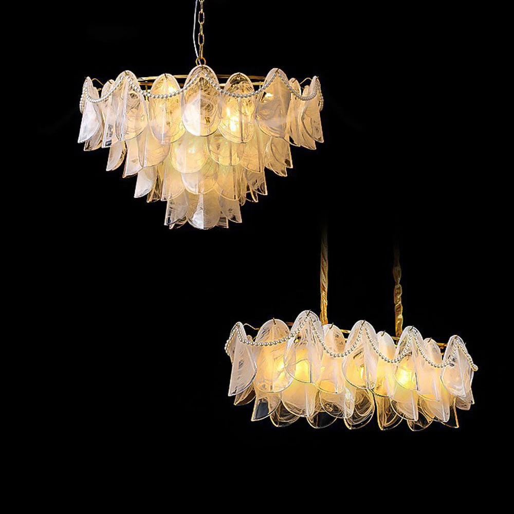Contemporary Cloud-Inspired Frosted Glass Living Room Chandelier - Image 9