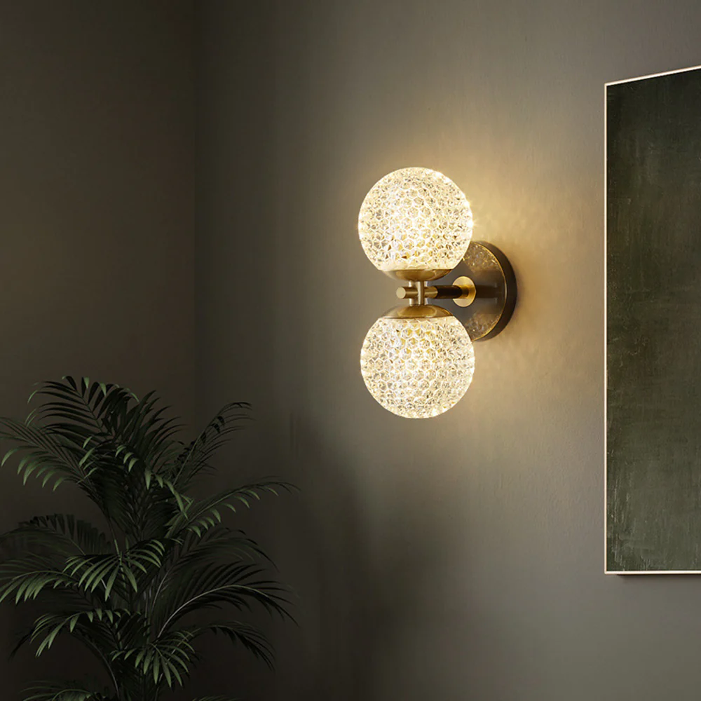 Luxury Copper Ball 1-Light Wall Sconce - Image 14