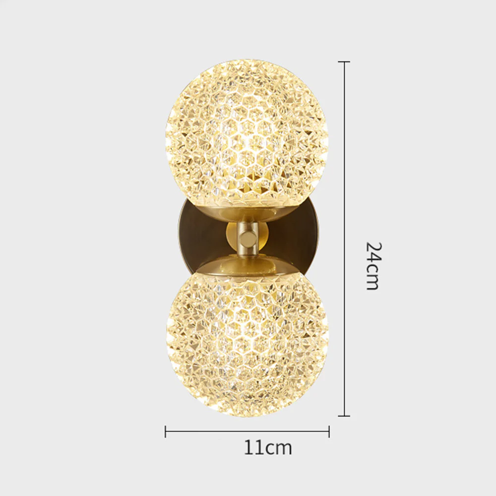 Luxury Copper Ball 1-Light Wall Sconce - Image 21