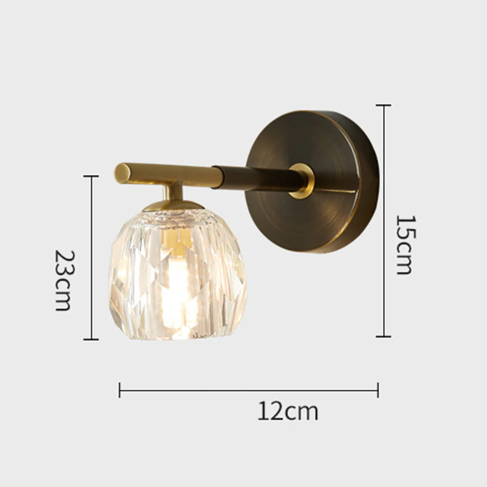 Luxury Copper Ball 1-Light Wall Sconce - Image 29