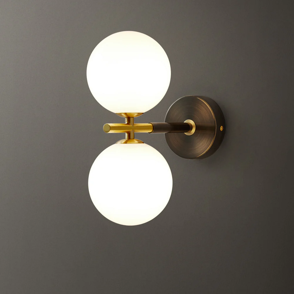 Luxury Copper Ball 1-Light Wall Sconce - Image 7