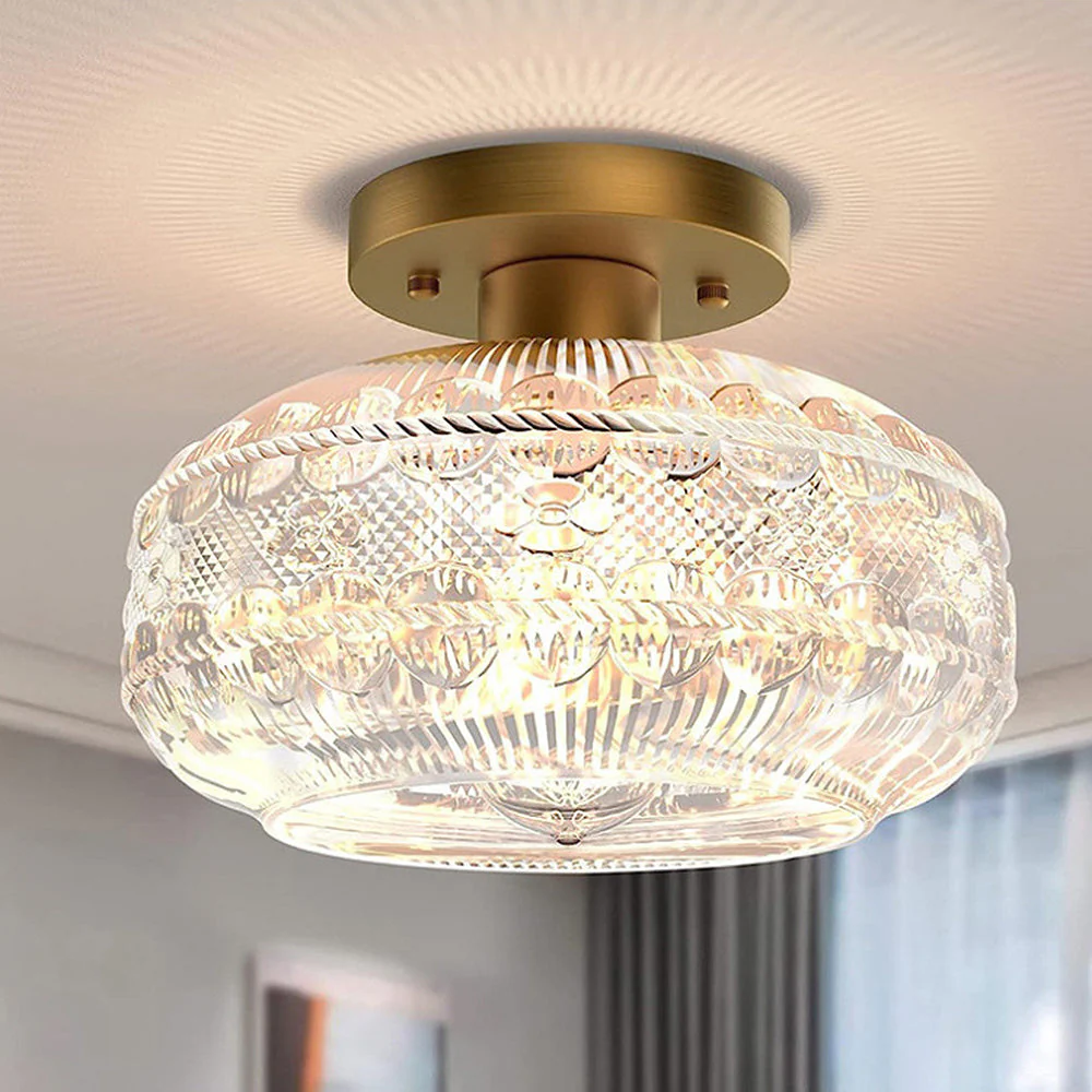 Luxury Fancy Glass Ceiling Hallway Light