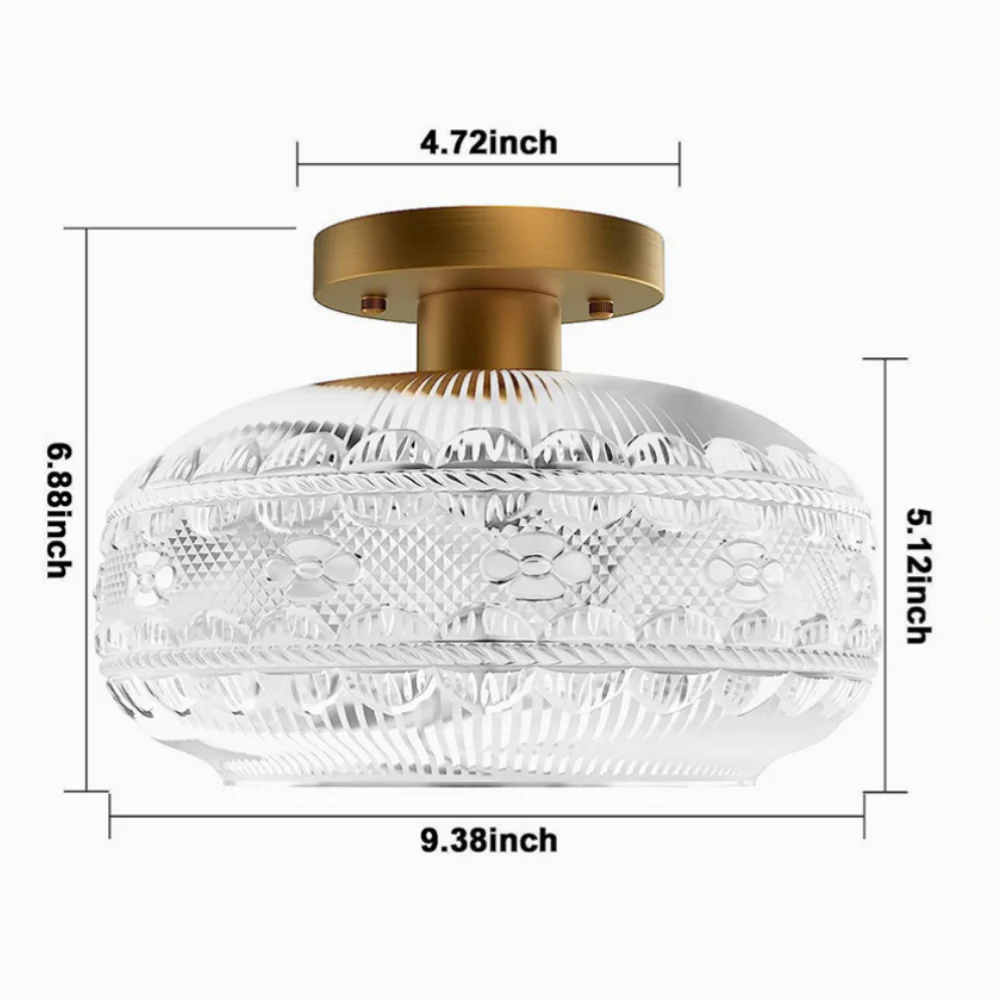 Luxury Fancy Glass Ceiling Hallway Light - Image 8
