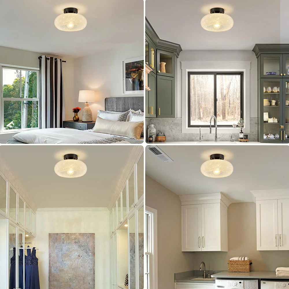 Luxury Glass Semi Flush Ceiling Lights - Image 7