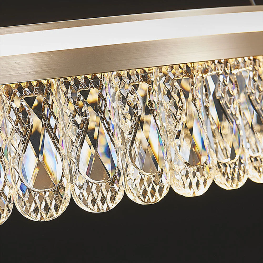 Luxury Large Crystal Ring Chandelier - Image 12
