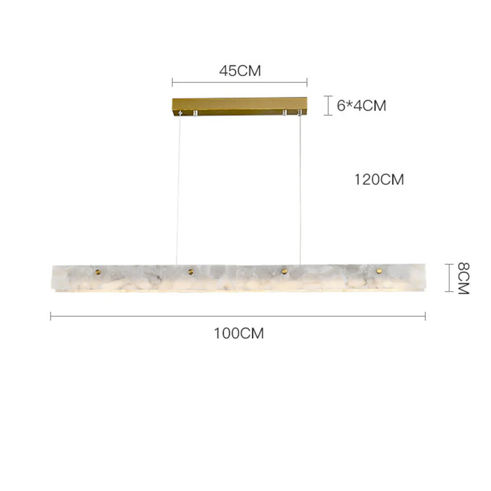 Luxury Marble Long Strip Pendant Light - Image 10