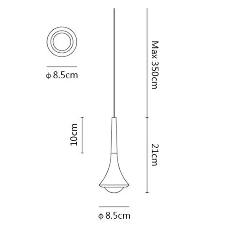Luxury Raindrop Chandelier LED Hanging Lamp - Image 18
