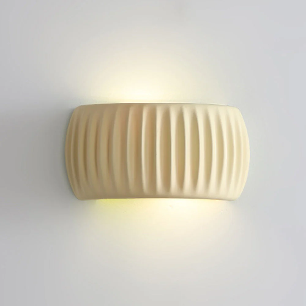 Macaroon Cream Color Simple Indoor Wall Light - Image 10
