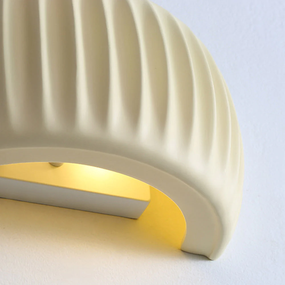 Macaroon Cream Color Simple Indoor Wall Light - Image 12