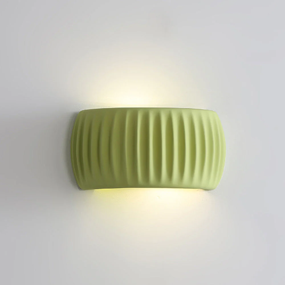 Macaroon Cream Color Simple Indoor Wall Light - Image 4