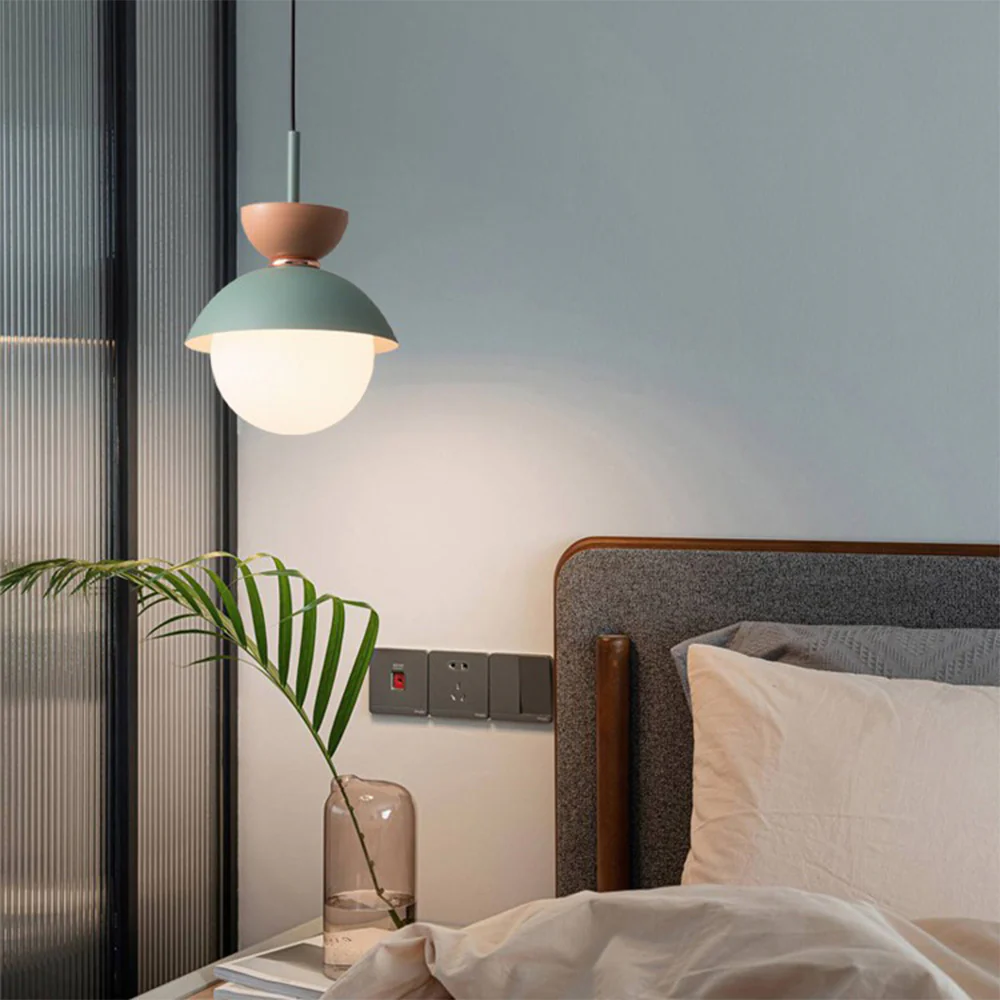 Macaroon Double Heads Metal Pendant Light - Image 7