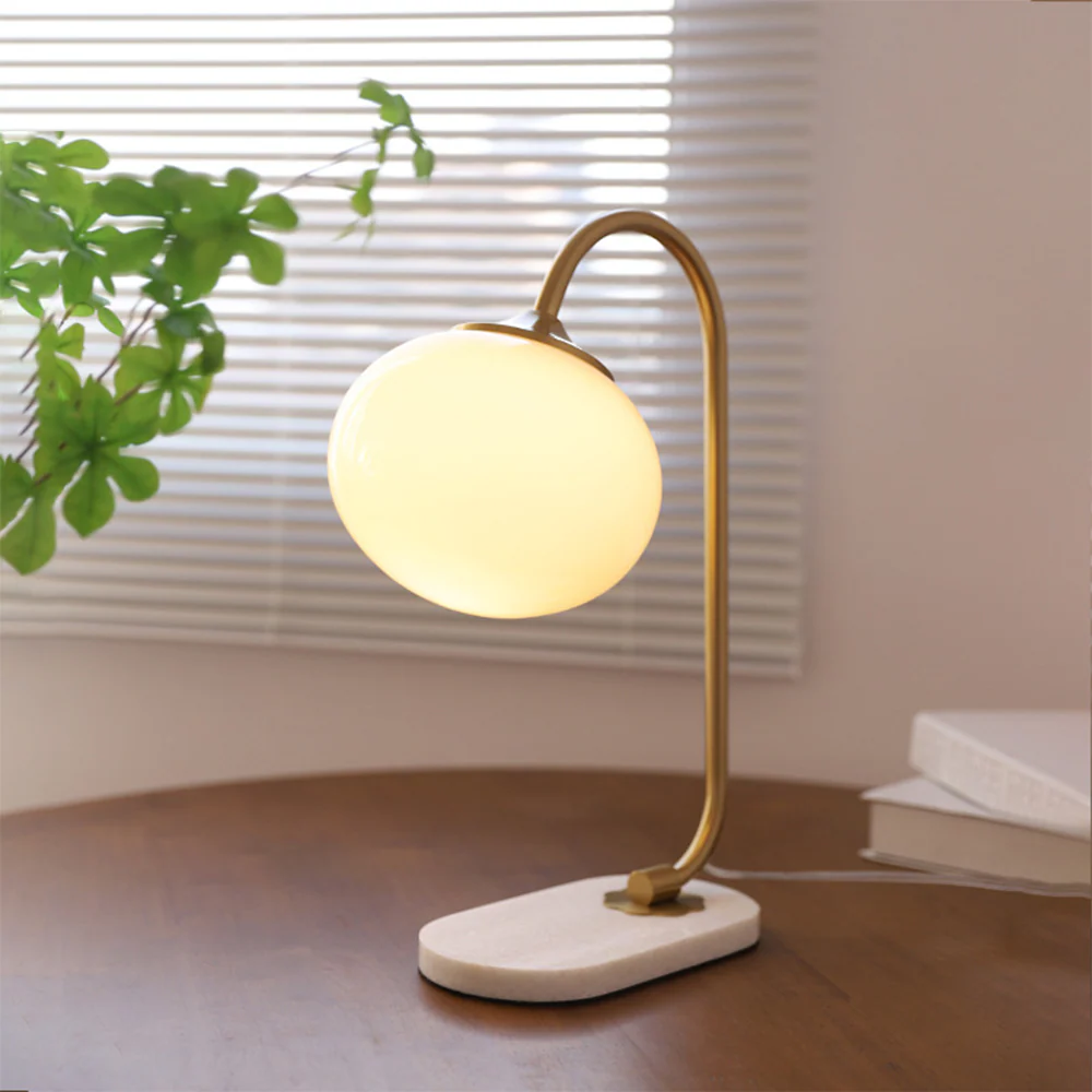 Marshmallow Metal Glass Table Lamp - Image 13