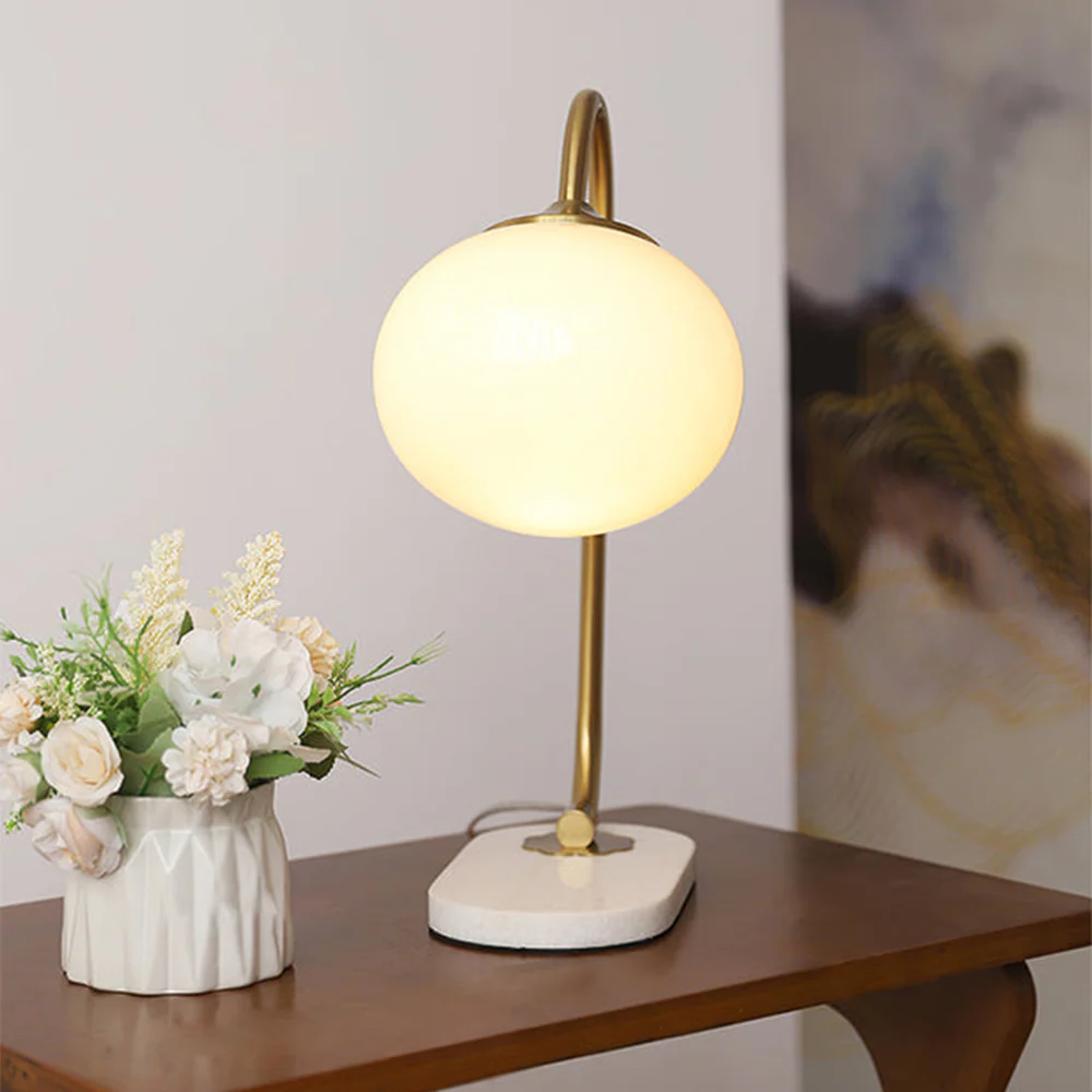 Marshmallow Metal Glass Table Lamp - Image 15