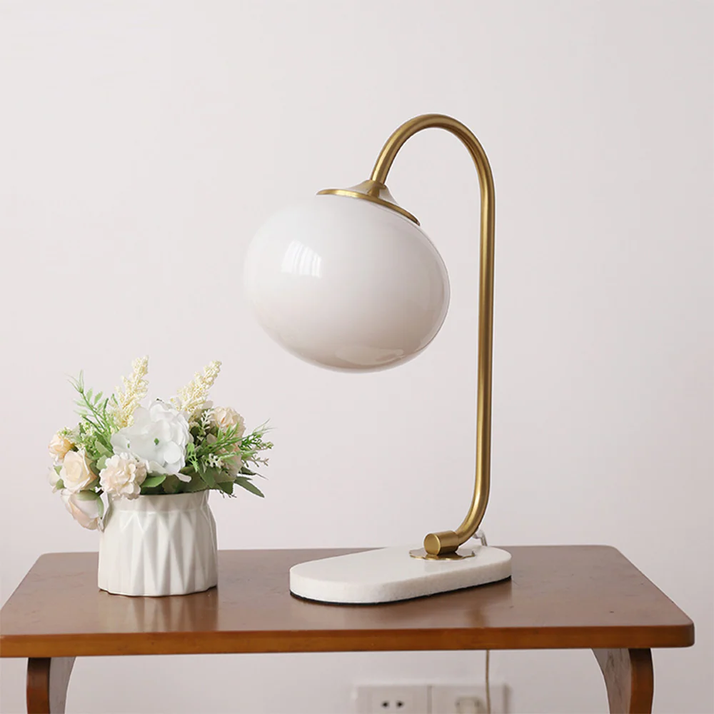 Marshmallow Metal Glass Table Lamp - Image 8
