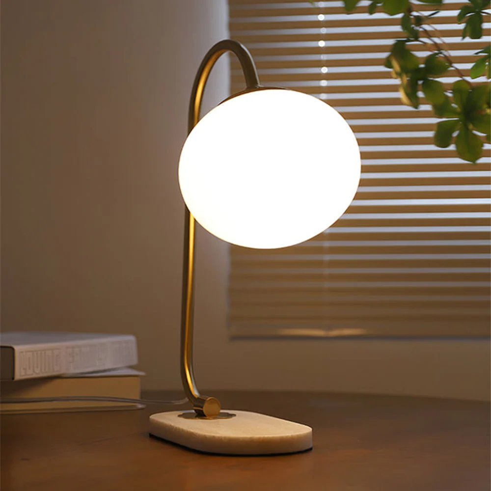 Marshmallow Metal Glass Table Lamp - Image 9