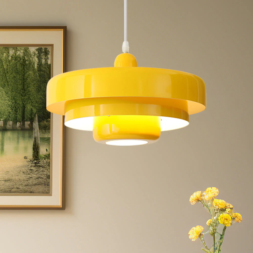 Medieval Bauhaus Iron Ceiling Pendant Light - Image 10