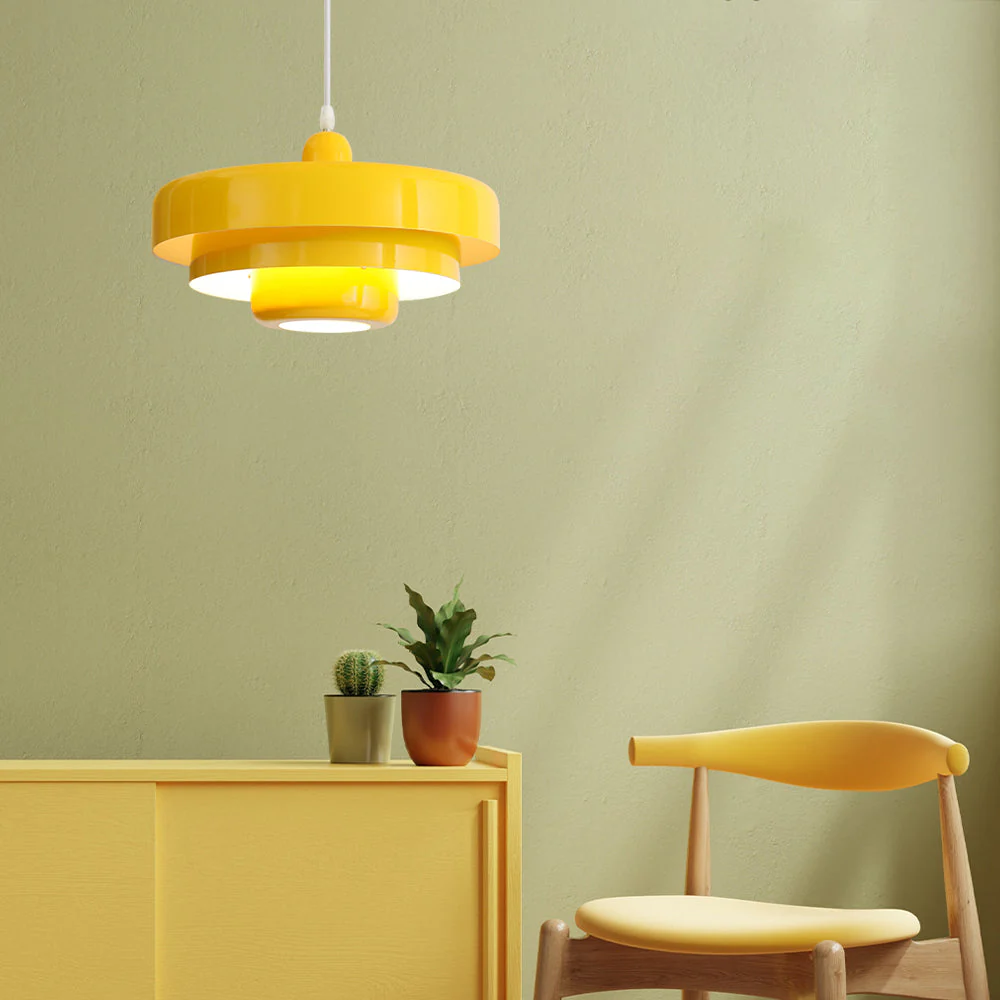 Medieval Bauhaus Iron Ceiling Pendant Light - Image 9