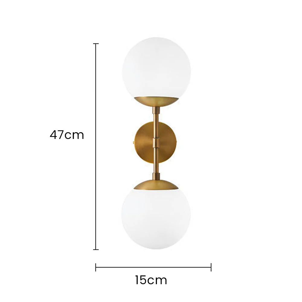 Medieval Double Ball Head Wall Lamp - Image 5
