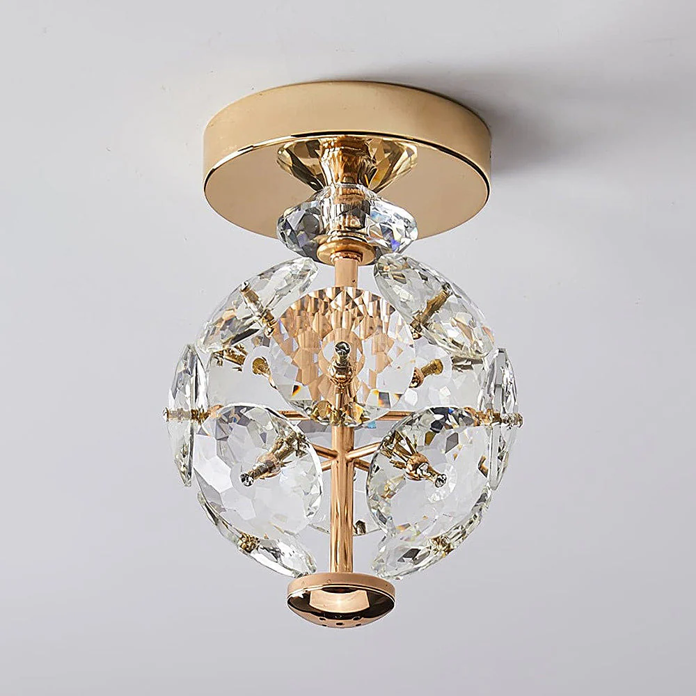 Medieval LED Crystal Ball Shape Ceiling Light - Image 11