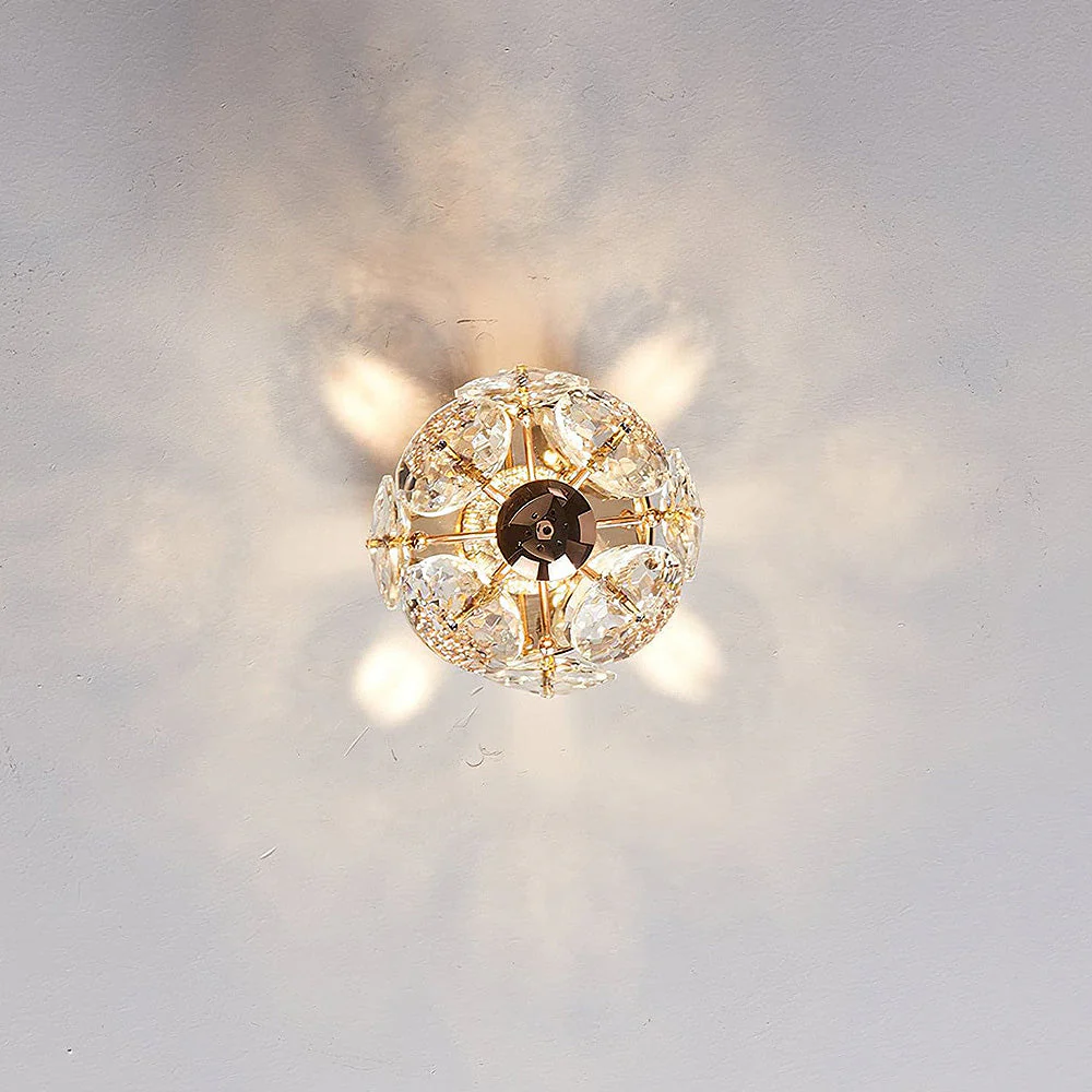 Medieval LED Crystal Ball Shape Ceiling Light - Image 12