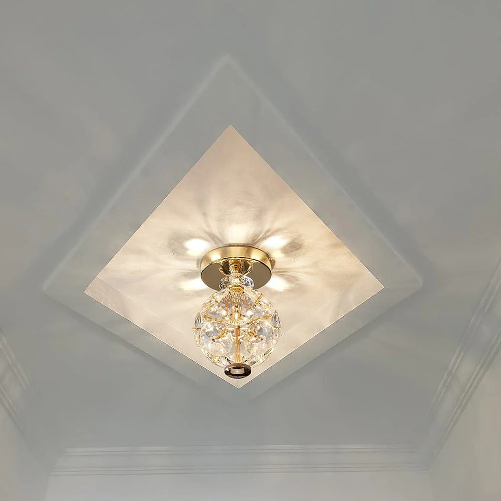 Medieval LED Crystal Ball Shape Ceiling Light - Image 16