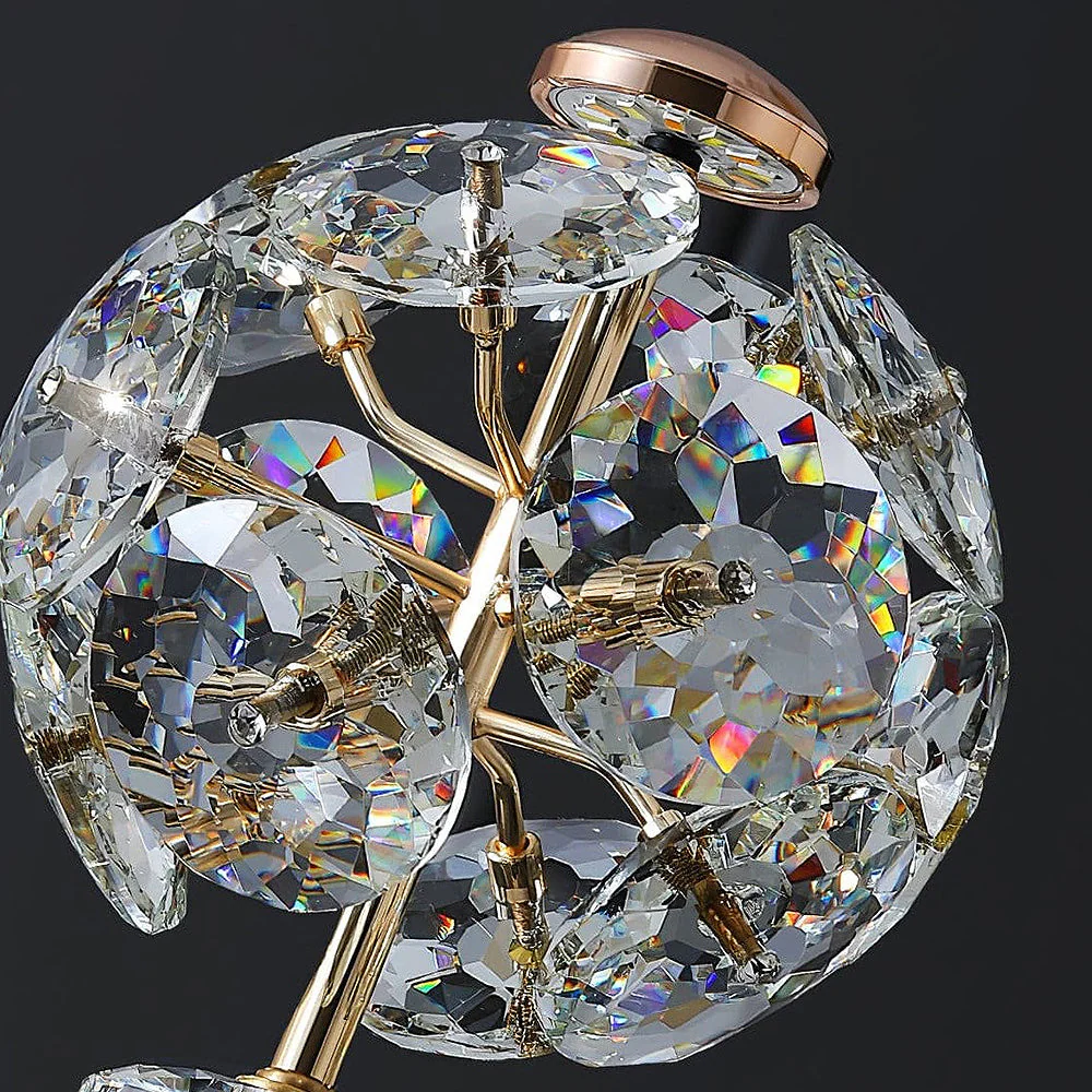 Medieval LED Crystal Ball Shape Ceiling Light - Image 19