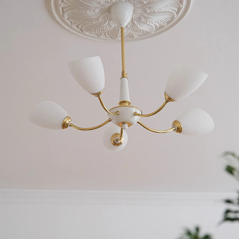Medieval Modern Simple Black Bedroom Chandelier - Image 2