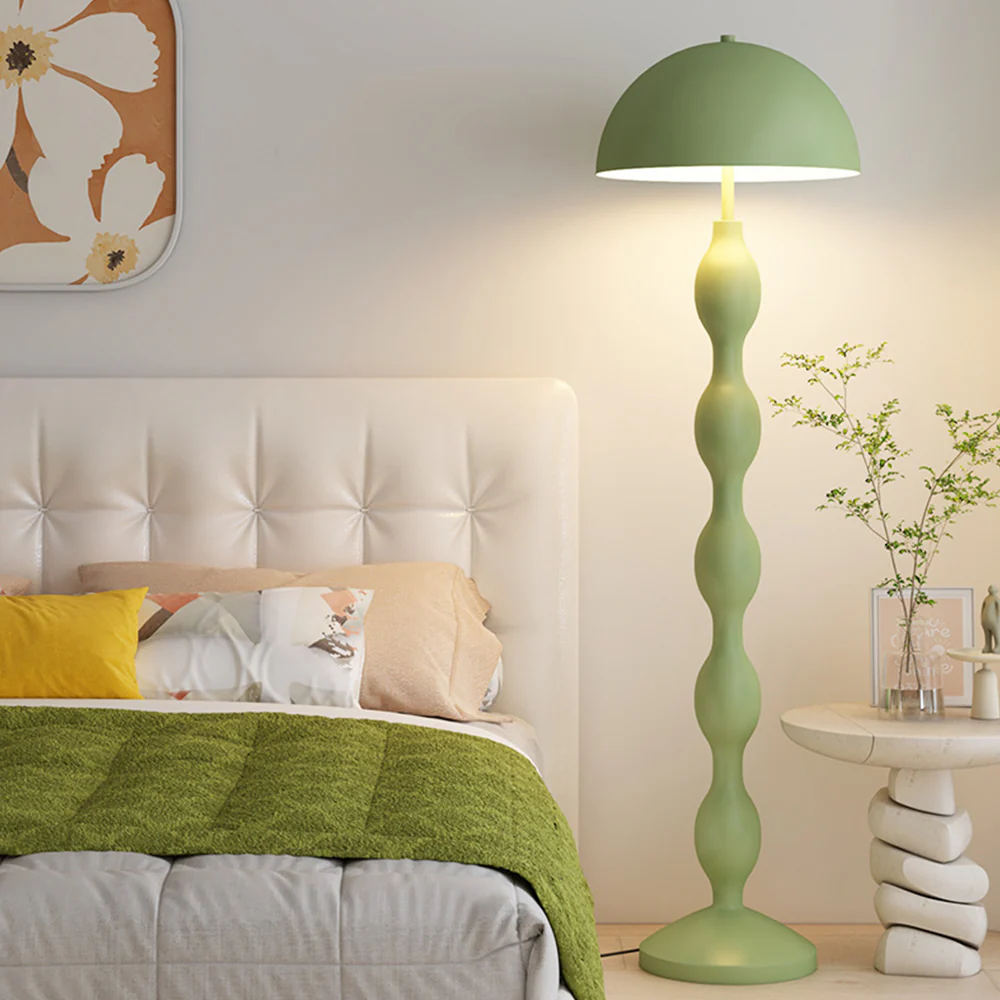 Medieval Mushroom Metal Designer Standing Lamp - Image 3