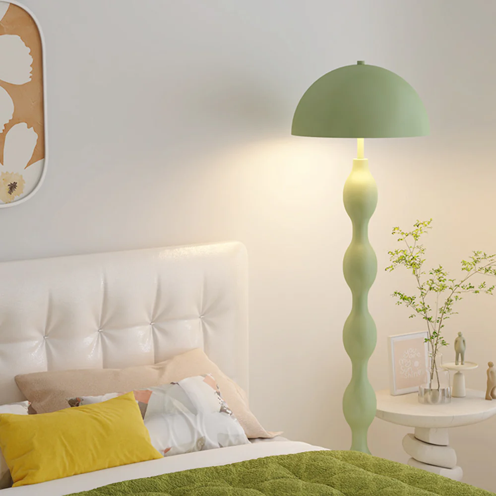 Medieval Mushroom Metal Designer Standing Lamp - Image 4