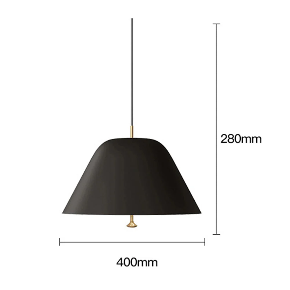 Modern Metal Living Room Cone Pendant Light - Image 16