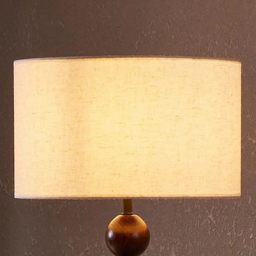 Medieval Wooden Barbell Floor Lamp - Image 6